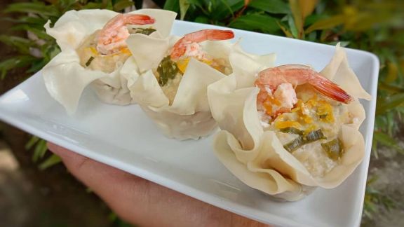Resep Dimsum Ayam Udang Tanpa Minyak Wijen, Cuma Butuh Ayam Seperempat aja Moms, Bikin Yuk!