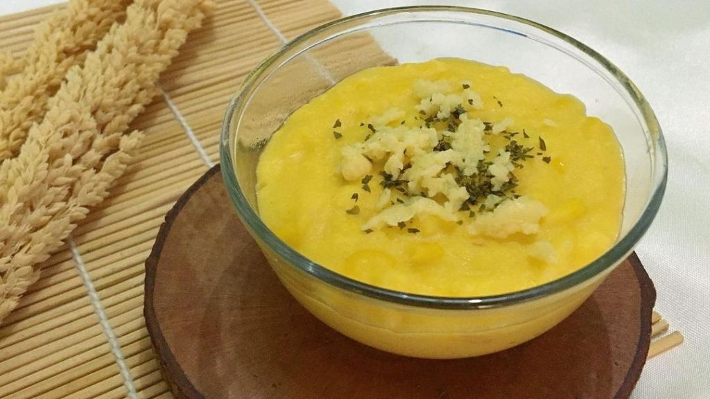Trik Bikin Bubur Jagung Santan Keju, Manisnya Alami, Dijamin Gak Bakal Sugar Rush