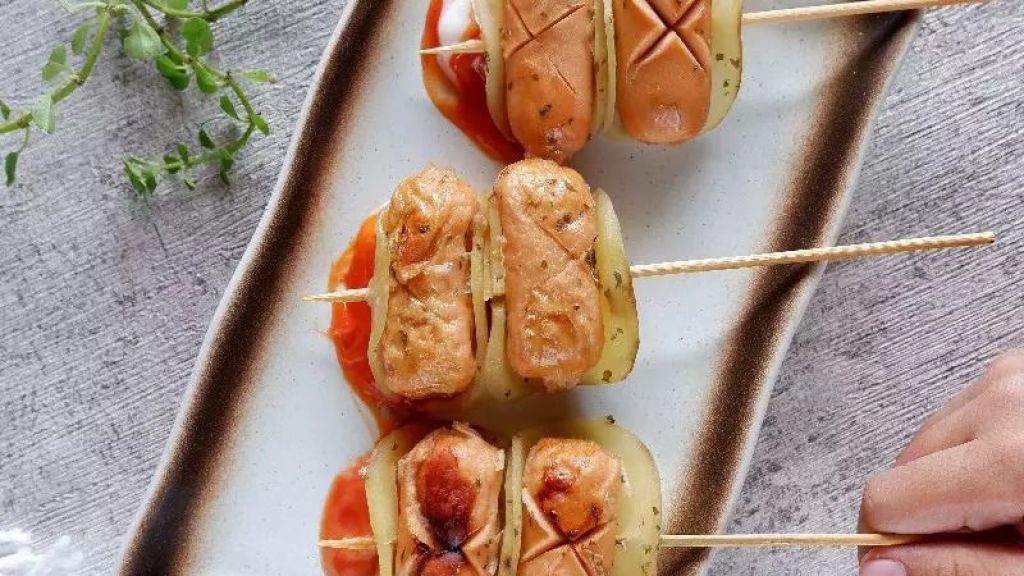 Resep Kentang Sosis Panggang, Enak Buat Cemilan Anak di Rumah