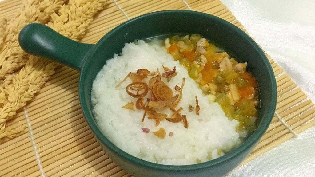 Trik Bikin Bubur Uduk Pakai Lauk Patin Wortel Buncis, Rasanya Maknyus, Bikin Anak Ketagihan
