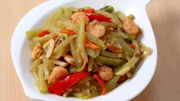 Resep Tumis Udang Labu Siam, Gurih, Enak, Menu Rumahan yang Simpel