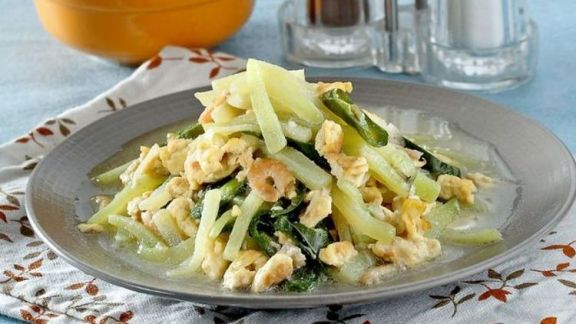Resep Cah Labu Siam Telur, Sederhana, Masaknya Cepat!