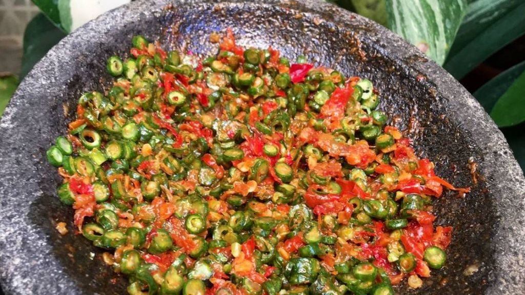 Resep Sambal Kacang Panjang Bikin Kalap Makan Sajikan Dengan Lauk