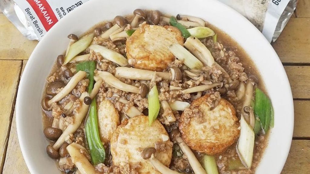 Trik Bikin Jamur Masak Tofu Super Gurih, Sajikan Ketika Hangat Makin Enak