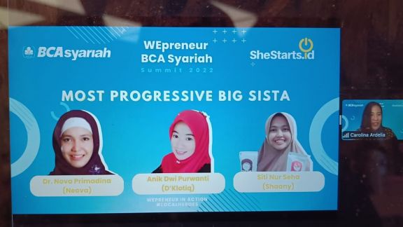 Dukung Pemberdayaan UMKM Perempuan,  BCA Syariah Gelar WEpreneur Summit 2022