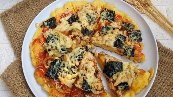 Resep Pizza Sederhana dari Roti Tawar, Pakai Topping Nori dan Keju Rasanya Jadi Mewah
