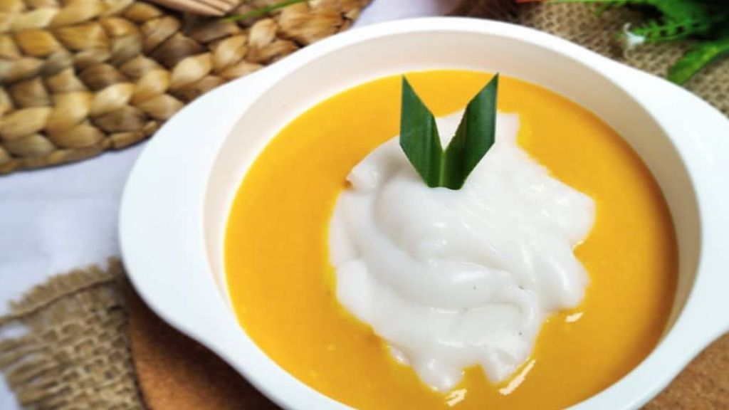 Cara Bikin Bubur Sumsum Kuah Kabocha, Lembut, Legit, Manisnya Gak Bikin Enek