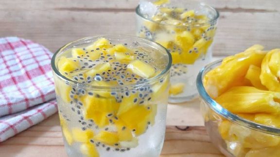 Resep Es Nangka Selasih, Manis, Segar, Melegakan Tenggorokan