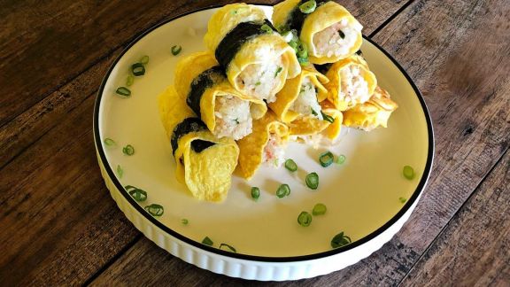 Cara Bikin Sushi Telur Gulung Super Uenak, Buatnya Simpel, Cocok untuk Sarapan Si Kecil