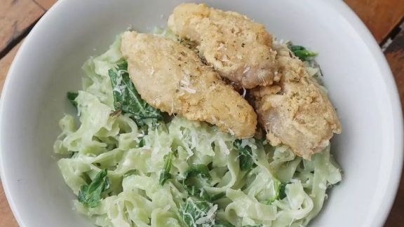 Resep Mie Bayam Dori, Gurih, Creamy, Super Yummy!