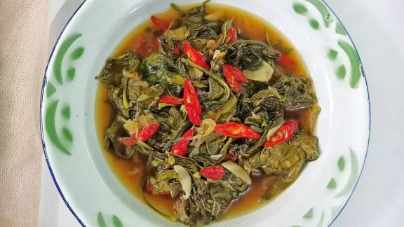 Resep Tumis Daun Ginseng Rebon, Gurih, Sederhana, Rasanya Enak Banget