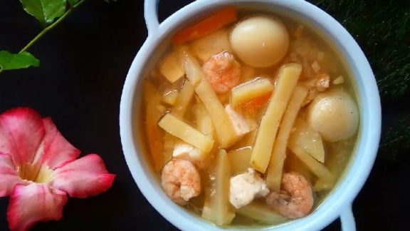 Cara Bikin Sop Udang Kentang, MPASI Sekaligus Menu Keluarga, Simpel Banget!