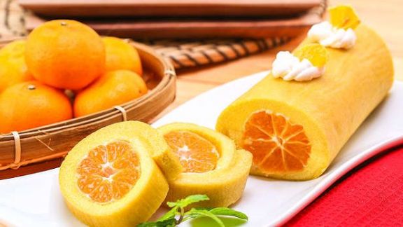 Resep Bolu Gulung Jeruk, Hasilnya Cantik, Lembut, Mudah Buatnya