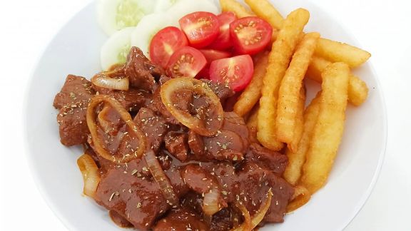Resep Tumis Bistik Sapi Mentega, Gurih, Endulita, Cocok Jadi Bekal Anak Sekolah