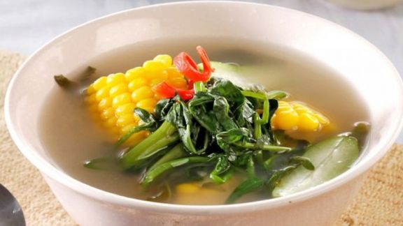 Cara Masak Sayur Asem Kangkung, Sajikan dengan Ikan Asin, Mantap Banget