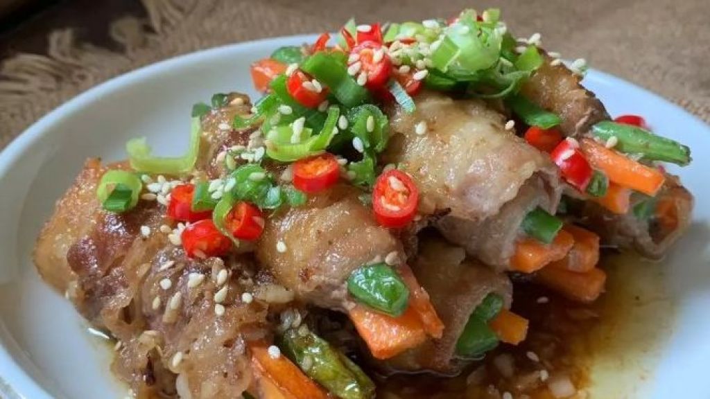 Resep Daging Gulung Sayuran, Sehat, Nikmat, Bikin Nafsu Makan Meningkat