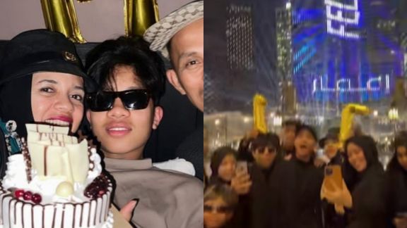 Jarang Tengok Cucu, Orang Tua Atta Halilintar Justru Asyik Rayakan 30 Tahun Pernikahan di Dubai: Ditunggu Ameena di Mekkah!