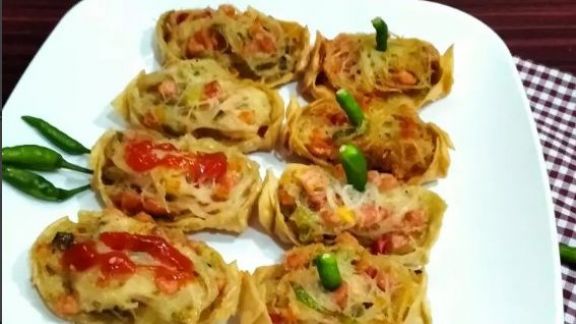 Cara Bikin Bakwan Mihun Pakai Kulit Pangsit, Gurih, Garing, Renyah Banget