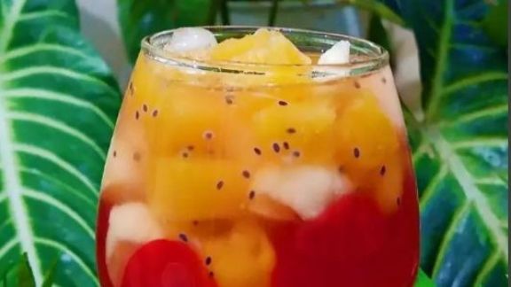 Cara Bikin Es Blewah Kolang Kaling Super Nyegerin, Pas untuk Meredakan Tenggorokan yang Kering Usai Berpuasa