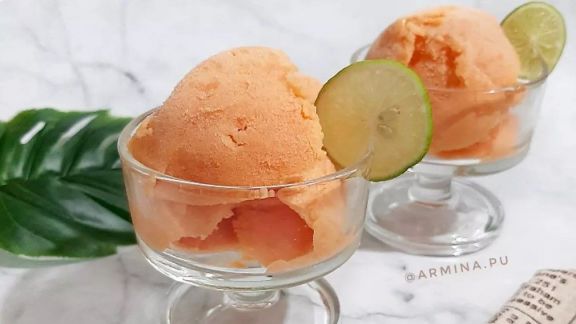 Resep Sorbet Pepaya Segar untuk Buka Puasa, Modal 3 Bahan Saja Moms!