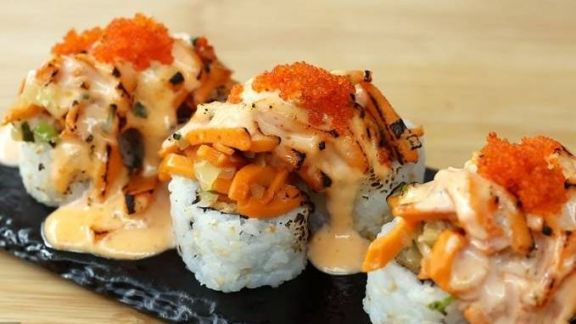 Pasti Si Kecil Suka! Resep Volcano Sushi Ala Rumahan, Bahannya Simpel, Rasanya Gak Kalah Enak dari di Resto