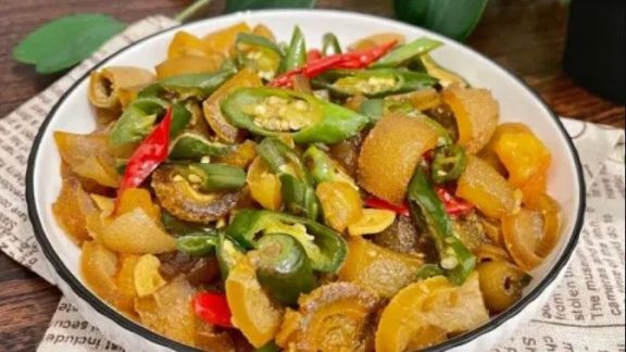 Resep Tumis Kikil Sapi untuk Lauk Makan Siang, Pedas, Gurih, Empuk, Gak Alot!