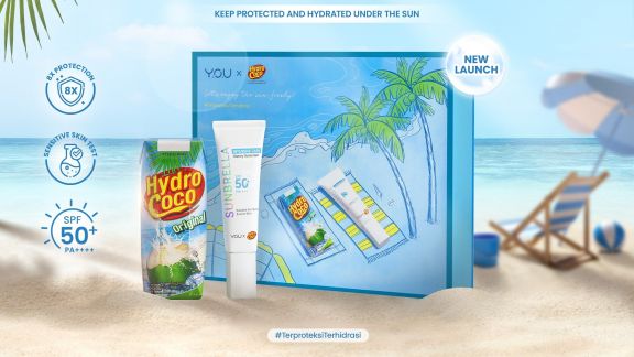 Kolaborasi Bareng Hydro Coco, YOU Beauty Luncurkan Sunbrella Intensive Care Watery Sunscreen, Ini Keunggulannya dari Produk yang Lain!