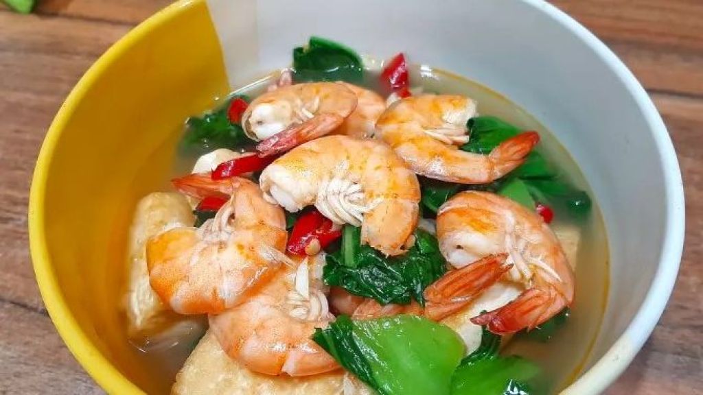 Diet Jadi Asyik, Simak Cara Bikin Udang Tahu Kuah yang Rasanya Gak Hambar, Dijamin Rendah Lemak untuk Defisit Kalori!
