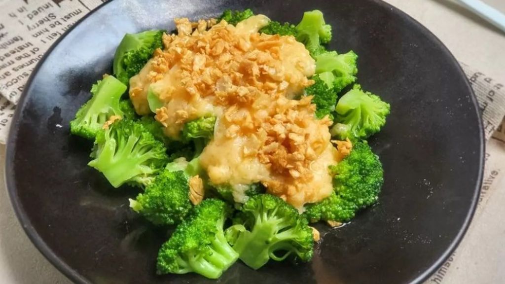 Resep Brokoli Saus Salted Egg, Solusi untuk Anak yang Gak Doyan Sayuran, Gurih dan Creamynya Lezat Banget!