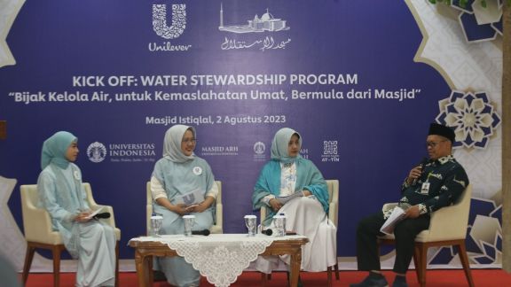 Dorong Kesadaran untuk Gunakan Air dengan Bijak, Unilever Indonesia Mulai Program Water Stewardship di Lingkungan Masjid
