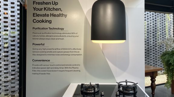 Intip Canggihnya Pendant Hood Rinnai, Penyaring Udara Berteknologi Plasma Fresh yang Bikin Udara di Dapur Jadi Segar dan Gak Bau!