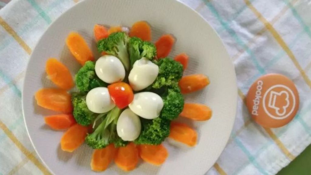 Simpel Tapi Tetap Nikmat, Ini Resep Tumis Brokoli Wortel Telur Puyuh yang Minim Minyak, Bisa Jadi Menu Diet Moms!
