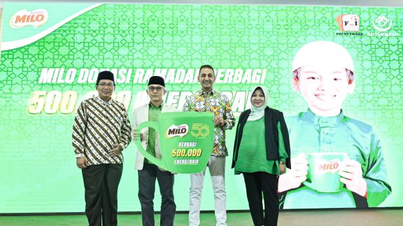 Gandeng Foodbank of Indonesia, Nestlé MILO Donasikan 500.000 Gelas Selama Bulan Ramadan, Intip Yuk Kegiatannya!