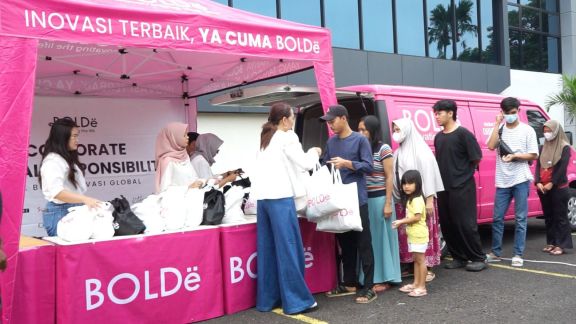 Ingin Masyarakat di Sekitar Pabrik Merasakan Kebahagiaan, PT Bolde Inovasi Global Bagikan Sembako, Intip Yuk Beauty!