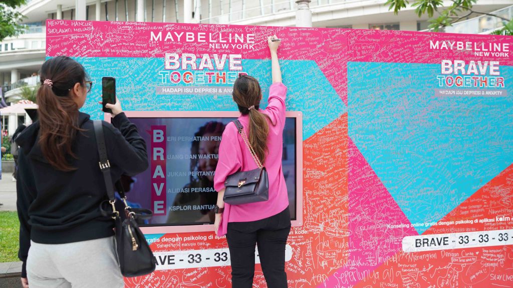 Berikan 40.000 Sesi Konseling Gratis , Maybelline Brave Together Spill Masalah Mental yang Sering Dialami Gen-Z dan Milenial