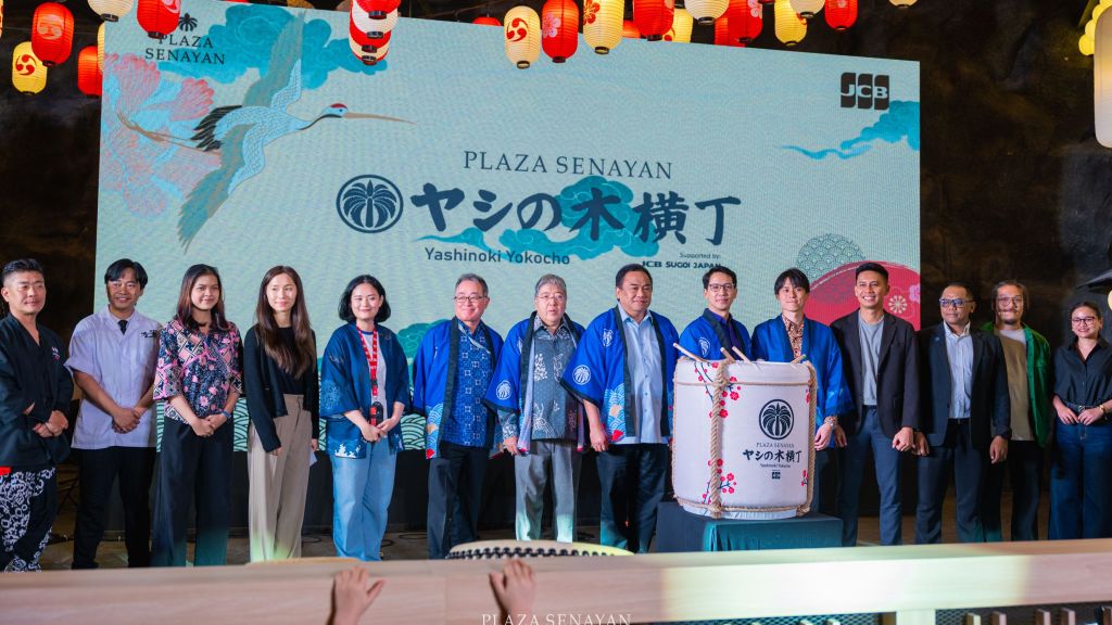 Sasar Pecinta Kuliner Jepang, Plaza Senayan Resmikan Yashinoki Yokocho dengan Konsep Premium