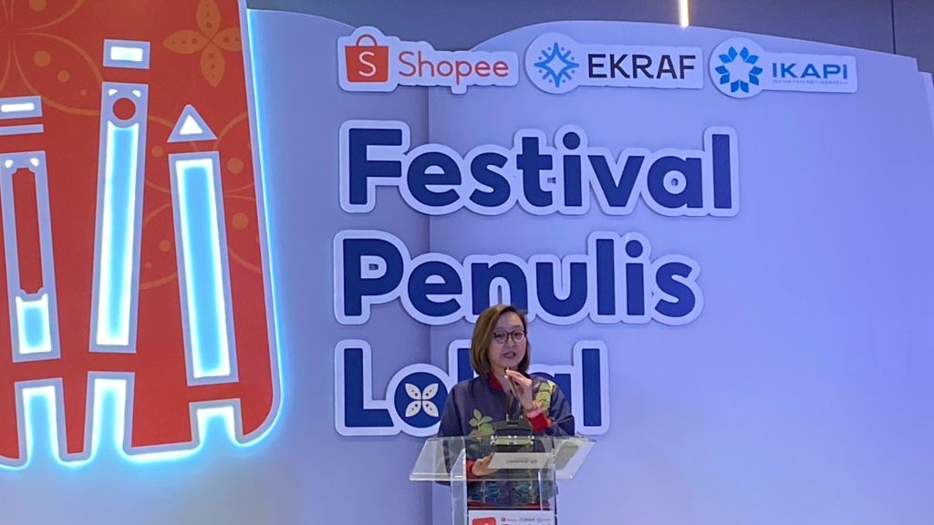 Perangi Buku Bajakan Lewat Inisiatif Festival Penulis Lokal, Wamenekraf Irene Umar Apresiasi Shopee