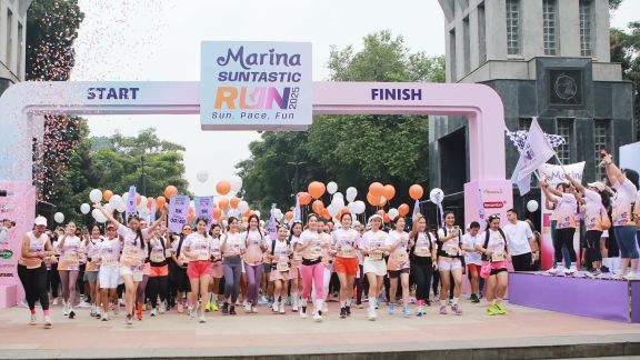 Tetap Bersinar di Bawah Matahari, Semangat Perempuan Indonesia di Marina Suntastic Run 2025