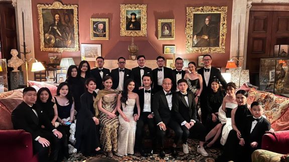 The Royal Wedding ala Indonesia, Kemewahan Pernikahan Celine-Hugo di Kastil Inggris Jadi Sorotan!
