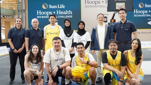 Dorong Gaya Hidup Sehat, Sun Life Hoops+Health Ajak Anak dan Remaja Main Basket Seru!
