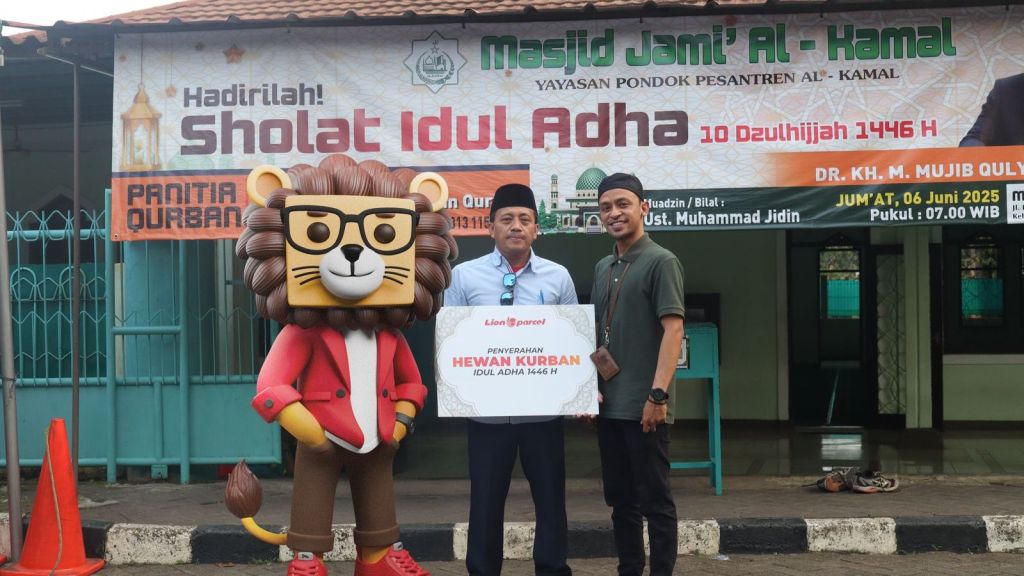 Lion Parcel Tebar Kebaikan Idul Adha lewat #LogistikBaik, Wujud Nyata Kepedulian Sosial