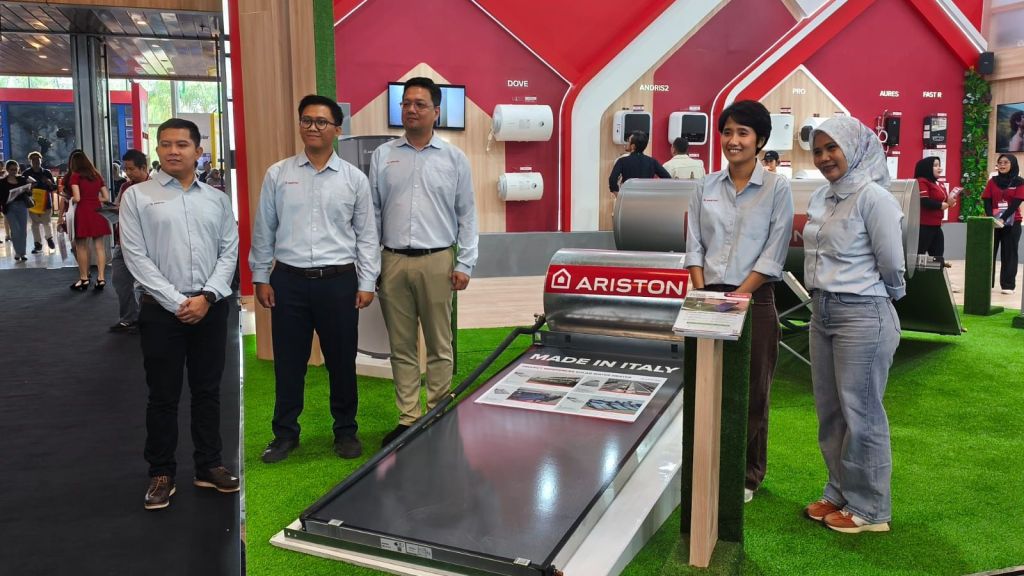 Ariston Dorong Energi Bersih dengan Teknologi Heat Pump & Solar Water Heater di IndoBuildTech 2025