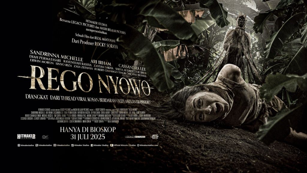 REGO NYOWO, Film Horor Terbaru Angkat Kisah Kosan Berdarah Viral! Tayang Mulai 31 Juli 2025