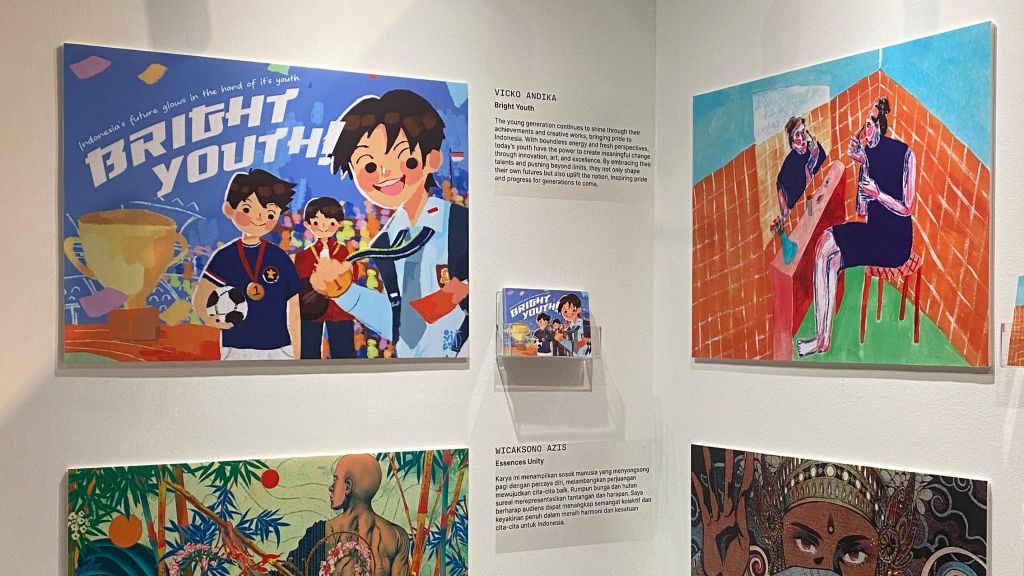 Parfum dan Karya Seni Bersatu, Bagaimana Jadinya? Intip Yuk Beauty Pameran Poscart