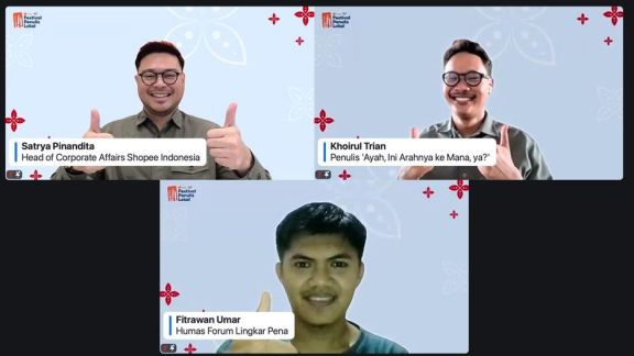 Hari Buku Nasional 2026: Shopee dan Forum Lingkar Pena Dorong Penulis Muda Lebih Percaya Diri Berkarya