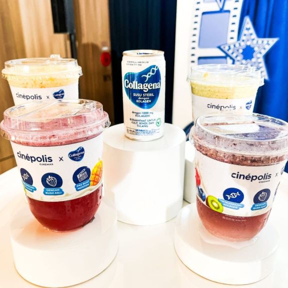 Nonton Film Sambil Ngemil? Kini Ada Smoothies Berkolagen di Cinépolis