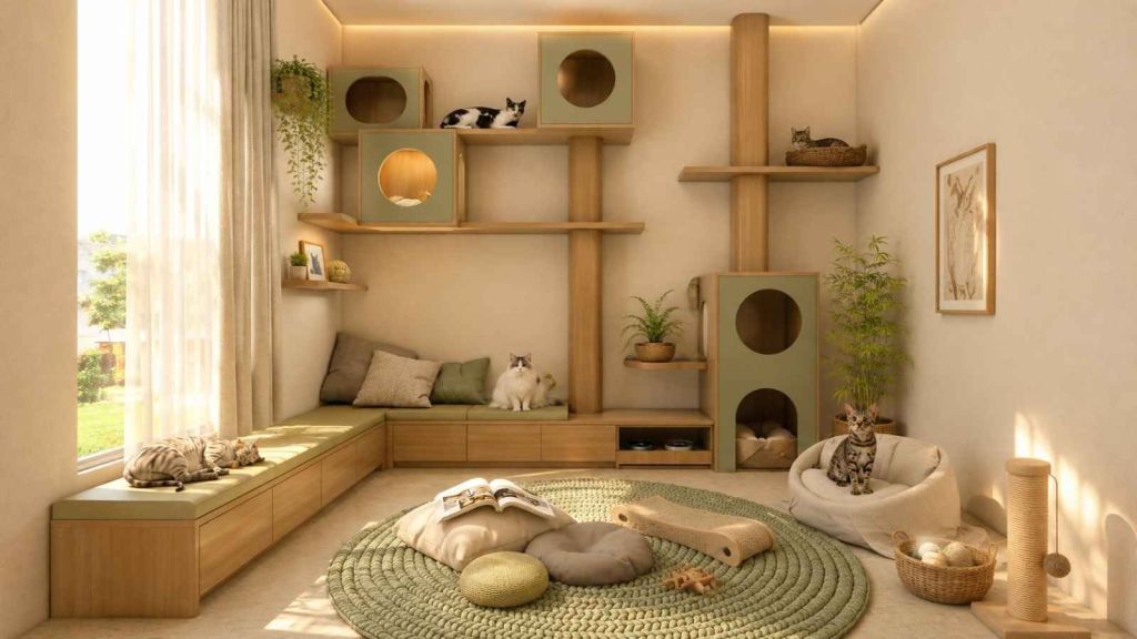 Punya Kucing di Rumah? Rumah Pet-Friendly Tak Harus Mengorbankan Estetika Interior Lho!